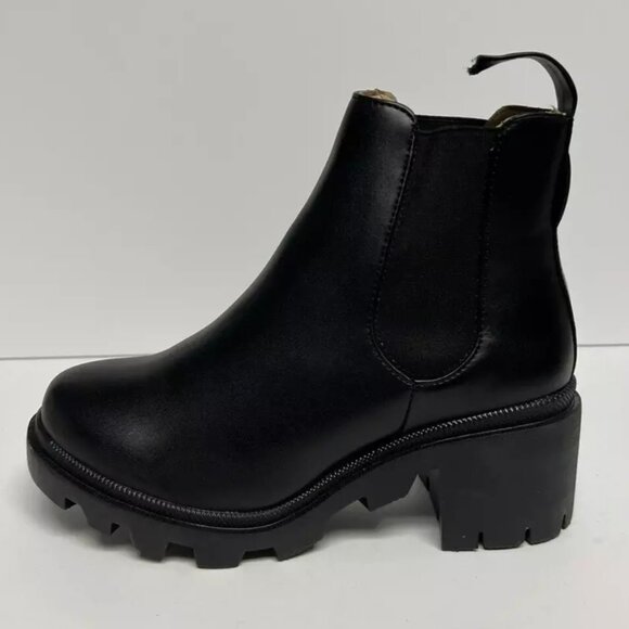 Steve Madden Womens Amulet Chelsea Boot Black Size 7.5 M - Picture 1 of 8